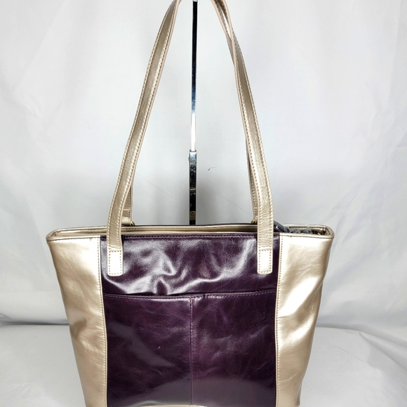 NWOT Aurielle Leather Handbag P18 - Picture 2 of 9